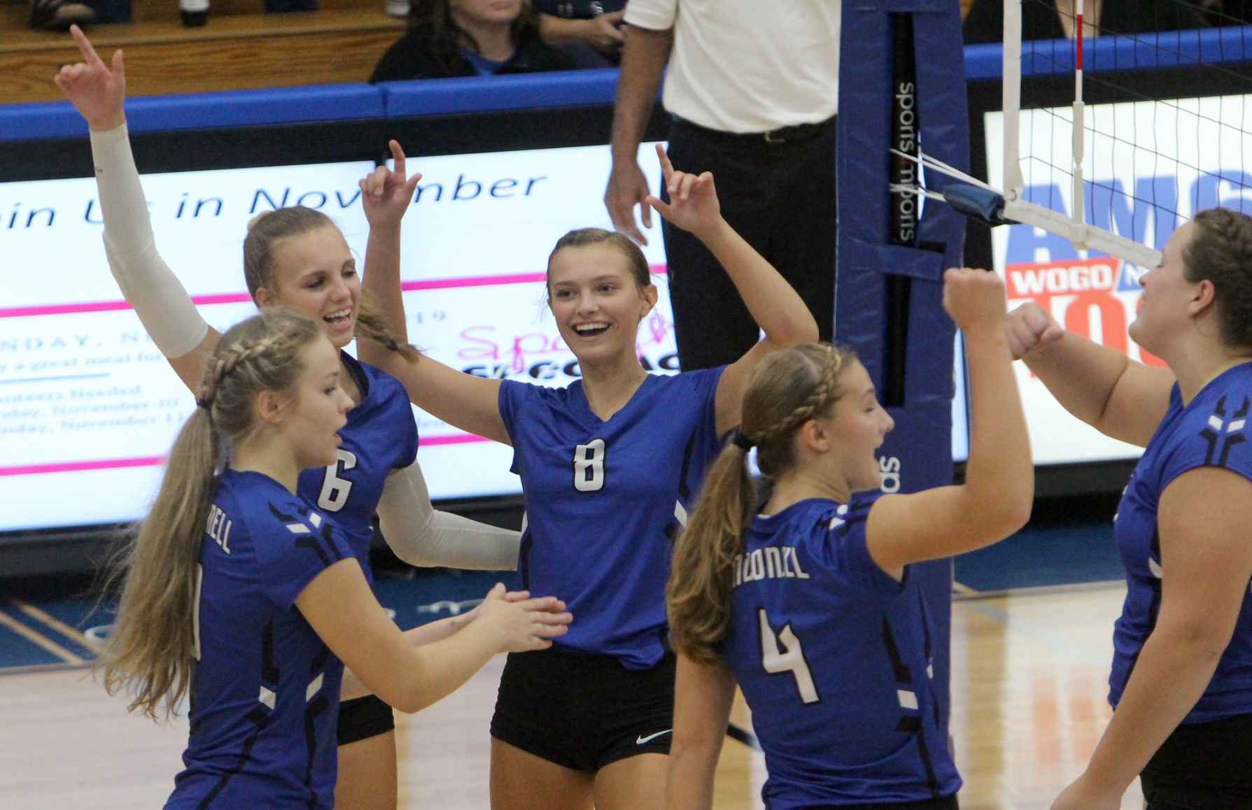 Eau Claire Regis at McDonell volleyball 9-12-19